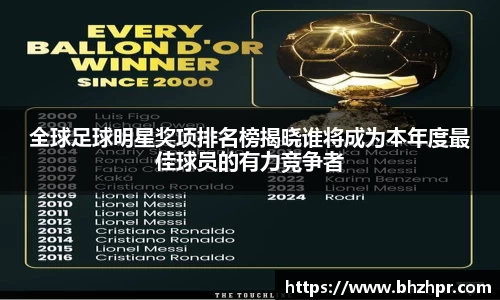 全球足球明星奖项排名榜揭晓谁将成为本年度最佳球员的有力竞争者